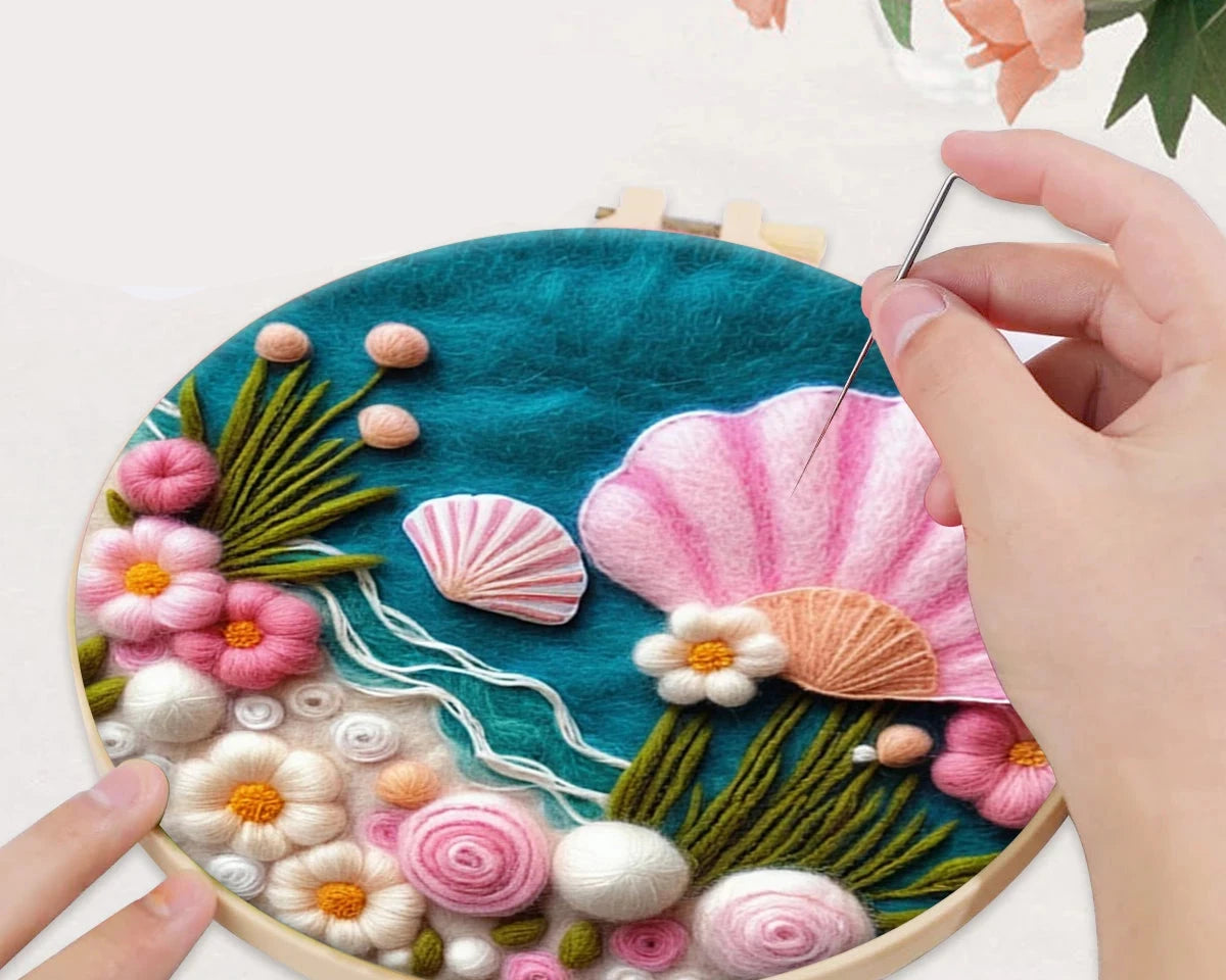 Nadelfilzset - Land und Meer