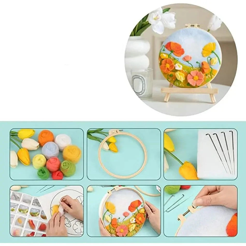 Nadelfilzset - Land und Meer